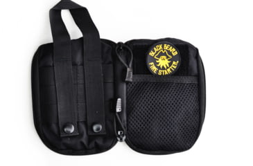 Image of Black Beard Fire Captain's Organizer Pouch, Black/Yellow, BB-OrganizerPouch