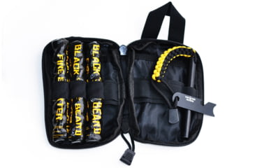 Image of Black Beard Fire Captain's Organizer Pouch, Black/Yellow, BB-OrganizerPouch