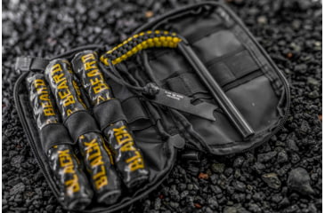 Image of Black Beard Fire Captain's Organizer Pouch, Black/Yellow, BB-OrganizerPouch
