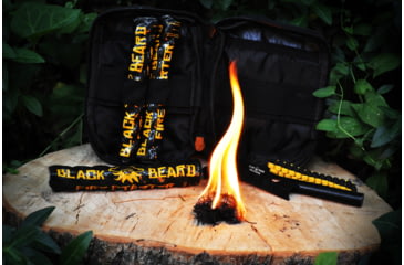 Image of Black Beard Fire Captain's Organizer Pouch, Black/Yellow, BB-OrganizerPouch