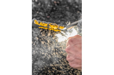 Image of Black Beard Fire Ferro Rod, Black/Yellow, BB-FerroRod