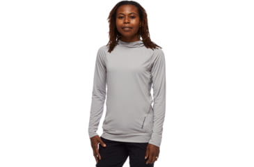 Image of Black Diamond Alpenglow Hoody - Womens, Pewter, Extra Small, AP7520801016XSM1