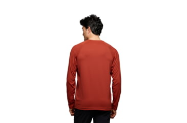 Image of Black Diamond Alpenglow Long Sleeve Crew - Mens, Burnt Sienna, Medium, AP7520926044MED1