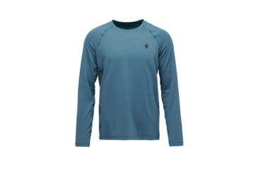 Image of Black Diamond Alpenglow Long Sleeve Crew - Mens, Creek Blue, Medium, AP7520924064MED1
