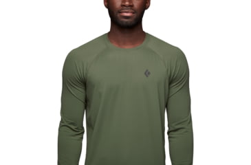 Image of Black Diamond Alpenglow Long Sleeve Crew - Mens, Tundra, Medium, AP7520923010MED1