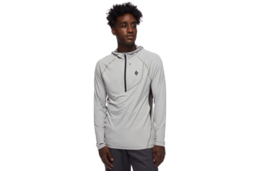 Image of Black Diamond Alpenglow Pro Hoody - Mens, Pewter, Medium, AP7520931016MED1