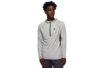 Image of Black Diamond Alpenglow Pro Hoody - Mens, Pewter, Small, AP7520931016SML1