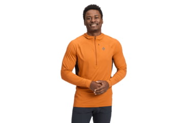 Image of Black Diamond Alpenglow Pro Hoody - Mens, Saffron, Large, AP7520938012LRG1