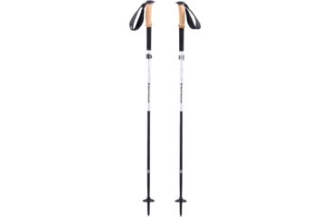 Image of Black Diamond Alpine FLZ Trekking Poles-110 cm-White/Black
