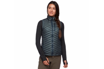 Image of Black Diamond Approach Down Vest - Womens, Storm Blue, Extra Small, AP7461844030XSM1