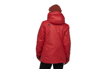 Image of Black Diamond Belay Parka - Womens, Coral Red, Extra Large, AP7440136050XLG1
