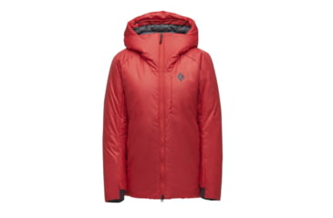 Image of Black Diamond Belay Parka - Womens, Coral Red, Extra Large, AP7440136050XLG1