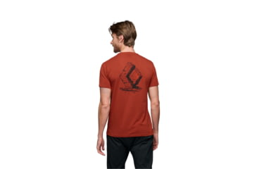 Image of Black Diamond Boulder Short Sleeve T-Shirt - Men's, Burnt Sienna, Medium, AP7524046044MED1