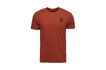 Image of Black Diamond Boulder Short Sleeve T-Shirt, Burnt Sienna, Medium, AP7524046044MED1