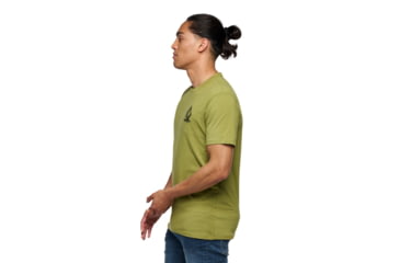 Image of Black Diamond Boulder Short Sleeve T-Shirt - Mens, Camp Green, Medium, AP7524043039MED1
