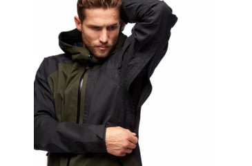 Image of Black Diamond Boundary Line Insulated Jck - Mens, Cypress/Black, Small, AP7460609158SML1
