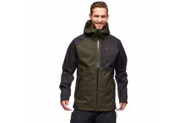Image of Black Diamond Boundary Line Insulated Jck - Mens, Cypress/Black, Small, AP7460609158SML1