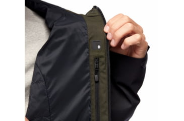 Image of Black Diamond Boundary Line Insulated Jck - Mens, Cypress/Black, Small, AP7460609158SML1