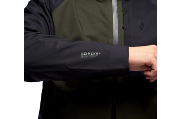Image of Black Diamond Boundary Line Insulated Jck - Mens, Cypress/Black, Small, AP7460609158SML1