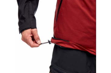 Image of Black Diamond Boundary Line Insulated Jck - Mens, Dark Crimson/Black, Large, AP7460609162LRG1