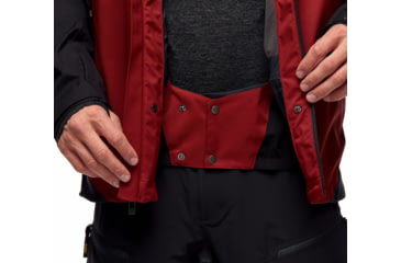 Image of Black Diamond Boundary Line Insulated Jck - Mens, Dark Crimson/Black, Large, AP7460609162LRG1