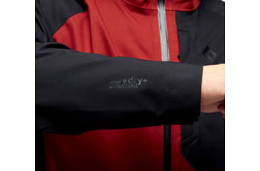 Image of Black Diamond Boundary Line Insulated Jck - Mens, Dark Crimson/Black, Large, AP7460609162LRG1
