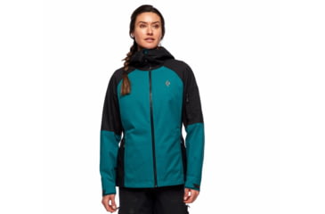 Image of Black Diamond Boundary Line Insulated Jck - Womens, Sea Pine/Black, Large, AP7460619179LRG1