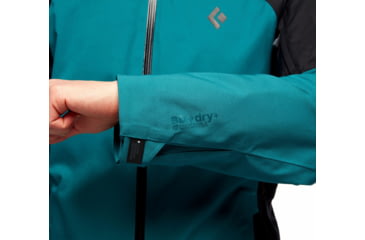 Image of Black Diamond Boundary Line Insulated Jck - Womens, Sea Pine/Black, Large, AP7460619179LRG1