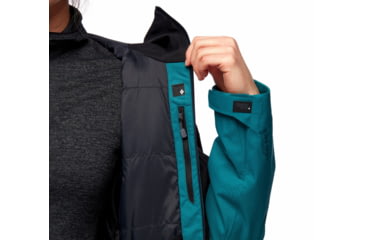 Image of Black Diamond Boundary Line Insulated Jck - Womens, Sea Pine/Black, Large, AP7460619179LRG1