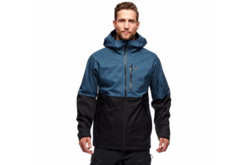 Image of Black Diamond Boundary Line Mapp Insul Jck - Mens, Azurite/Black, Extra Large, AP7461809145XLG1