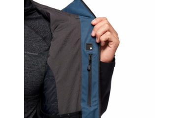 Image of Black Diamond Boundary Line Mapp Insul Jck - Mens, Azurite/Black, Extra Large, AP7461809145XLG1