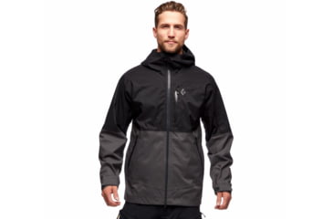 Image of Black Diamond Boundary Line Mapp Insul Jck - Mens, Black/Carbon, Extra Large, AP7461809150XLG1