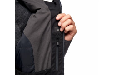 Image of Black Diamond Boundary Line Mapp Insul Jck - Mens, Black/Carbon, Extra Large, AP7461809150XLG1