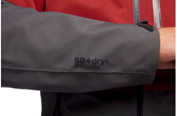 Image of Black Diamond Boundary Line Mapp Insul Jck - Mens, Dark Crimson/Carbon, Medium, AP7461809163MED1