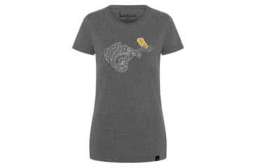 Image of Black Diamond Cam Tee - Womens, Charcoal Heather, Medium, AP7300420036MED1