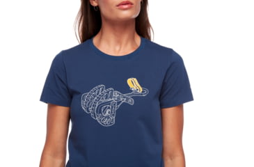 Image of Black Diamond Cam Tee - Womens, Ink Blue, Small, AP7300424014SML1