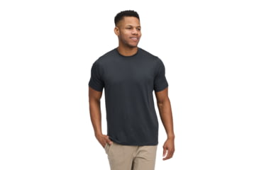 Image of Black Diamond Circuit Short Sleeve Tee - Mens, Black, Medium, AP7520160002MED1