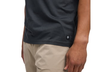 Image of Black Diamond Circuit Short Sleeve Tee - Mens, Black, Medium, AP7520160002MED1