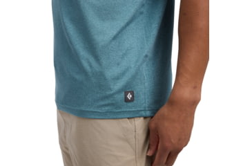 Image of Black Diamond Circuit Short Sleeve Tee - Mens, Creek Blue, Large, AP7520164064LRG1