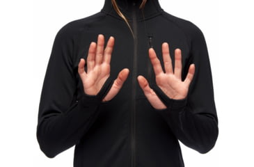 Image of Black Diamond Coefficient Fleece Hoody - Womens, Black, Medium, AP7440210002MED1