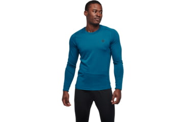 Image of Black Diamond Coefficient LT Crew - Mens, Kingfisher, Large, AP7600254015LRG1