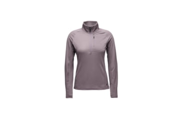 Image of Black Diamond Coefficient LT Quarter Zip Pullover - Womens, Dark Mauve, Large, AP7600276048LRG1