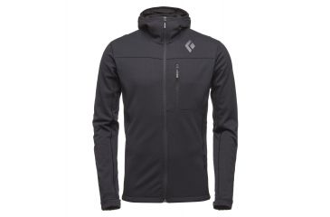 Image of Black Diamond CoEfficient Mens Hoody, Black, Extra Large, APIHI5015XLG1