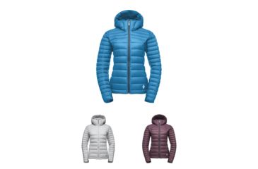 Image of Black Diamond Cold Forge Down Hoody - Women's, Aegean, Aluminum, Bordeaux
