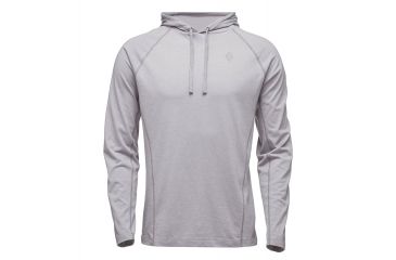 Image of Black Diamond Crag Mens Hoodies, Aluminum, Large, APCR54110LRG1