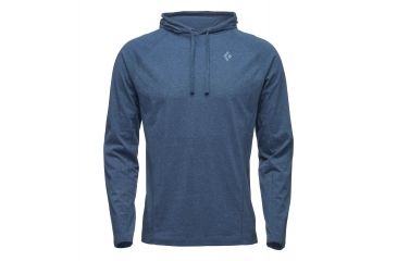 Image of Black Diamond Crag Mens Hoodies, Blue Steel, Small, APCR54433SML1