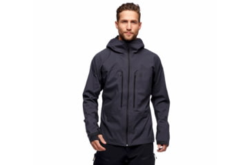 Image of Black Diamond Dawn Patrol Hybrid Shell Jacket - Men's, Carbon, Medium, AP7450040003MED1