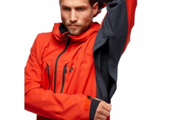 Image of Black Diamond Dawn Patrol Hybrid Shell Jacket - Men's, Octane, Extra Large, AP7450048001XLG1