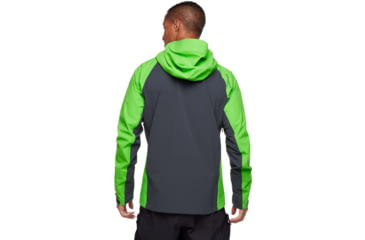 Image of Black Diamond Dawn Patrol Hybrid Shell Jacket - Men's, Vibrant Green, Small, AP7450043048SML1