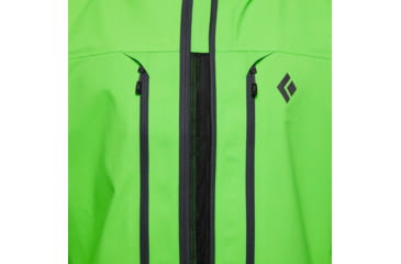 Image of Black Diamond Dawn Patrol Hybrid Shell Jacket - Men's, Vibrant Green, Small, AP7450043048SML1